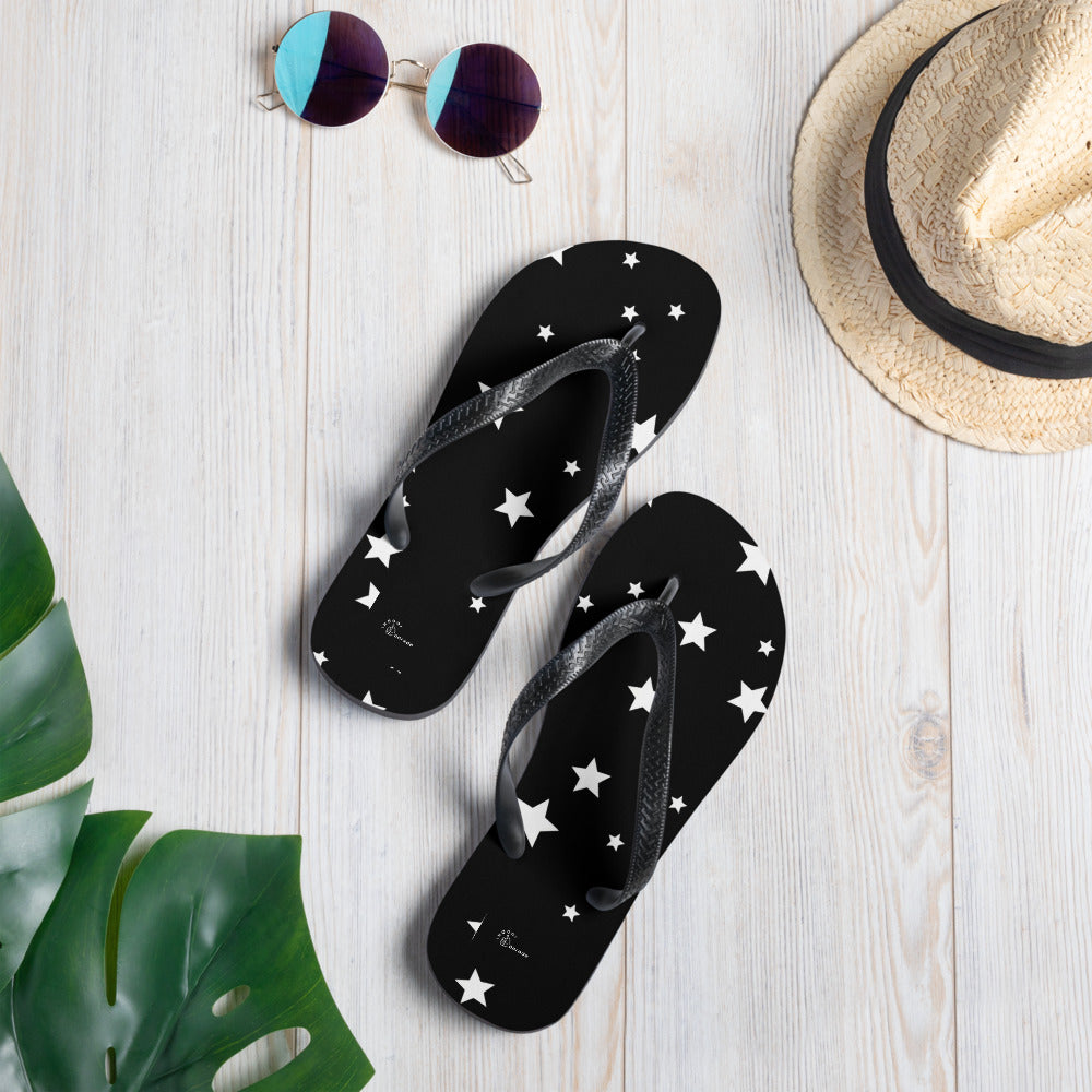 Black Star Flip-Flops