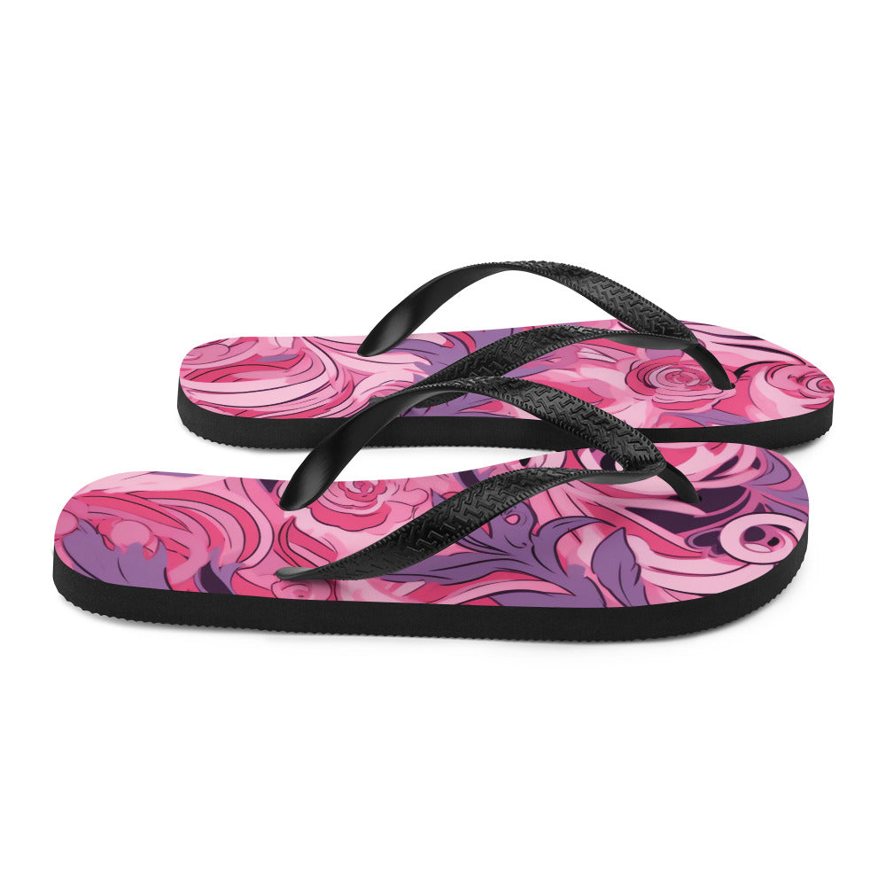 Pink Purp Flip-Flops