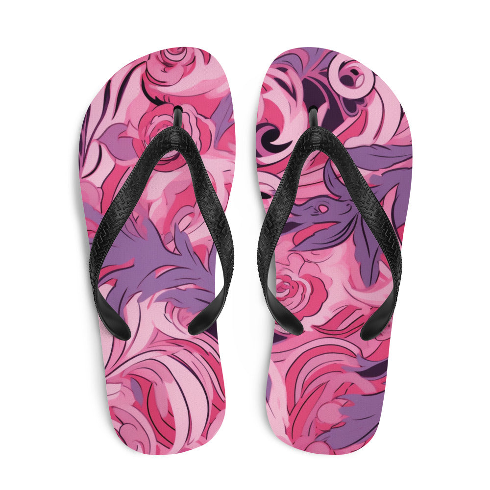 Pink Purp Flip-Flops