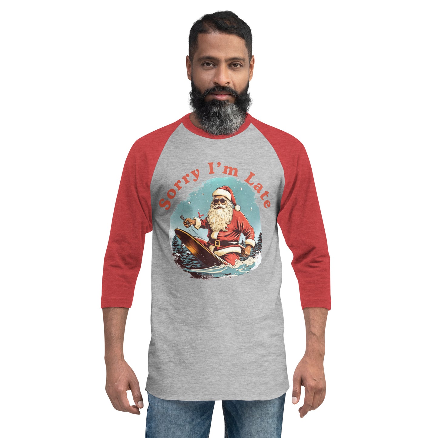 Sorry Santa Baseball Shirt