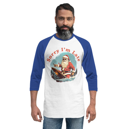 Sorry Santa Baseball Shirt