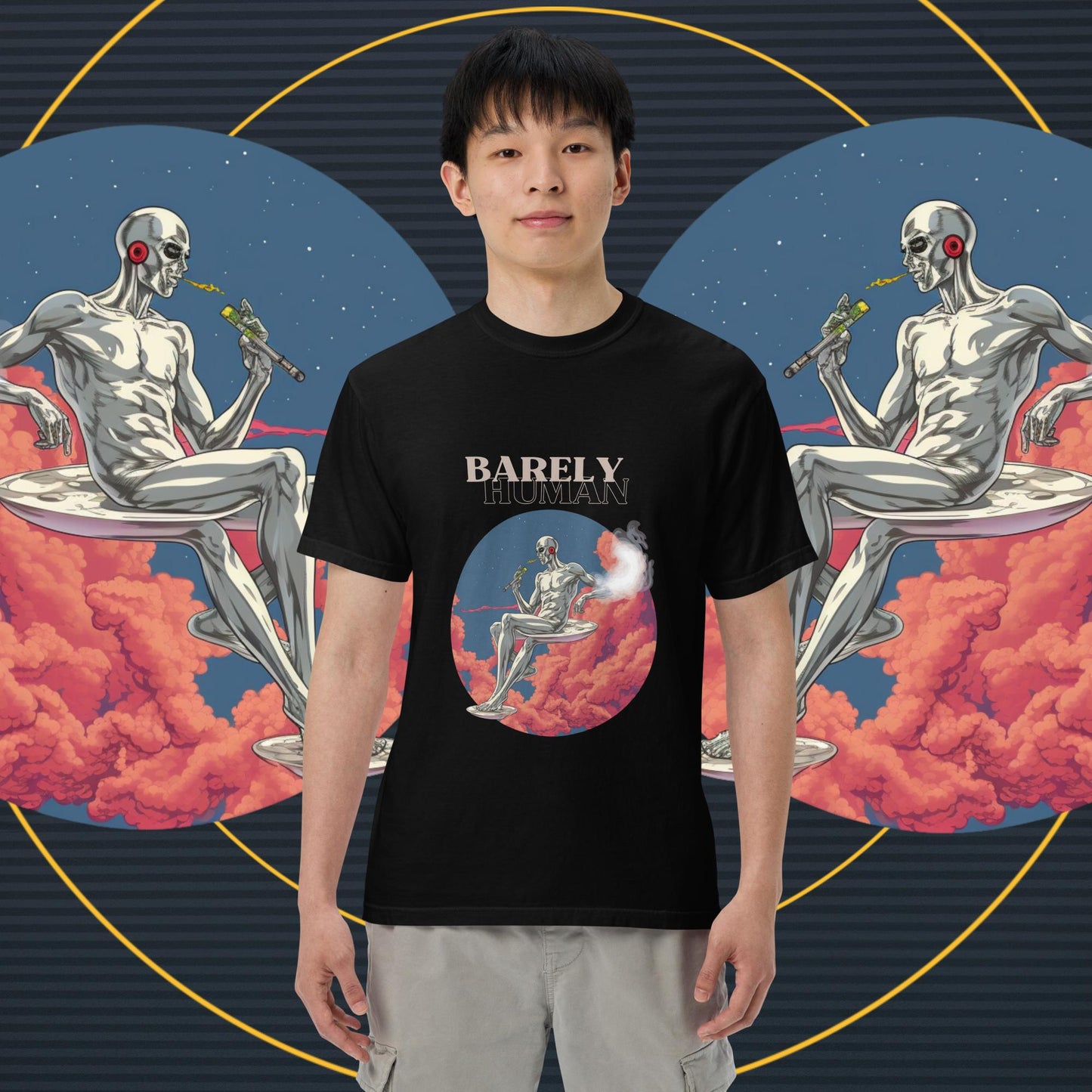 Barely Human Smoking T-Shirt