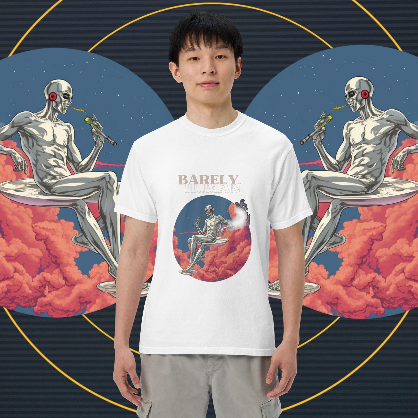 Barely Human Smoking T-Shirt