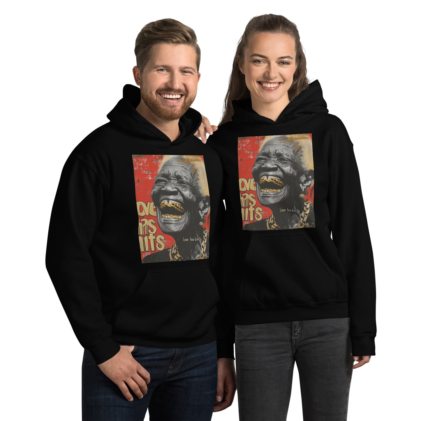 Black Grandma With Golden Teeth Gangsta Grillz Unisex Hoodie