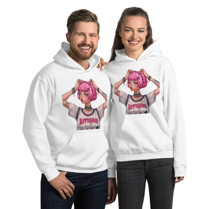 Arrogant Pink Typography Unisex Hoodie