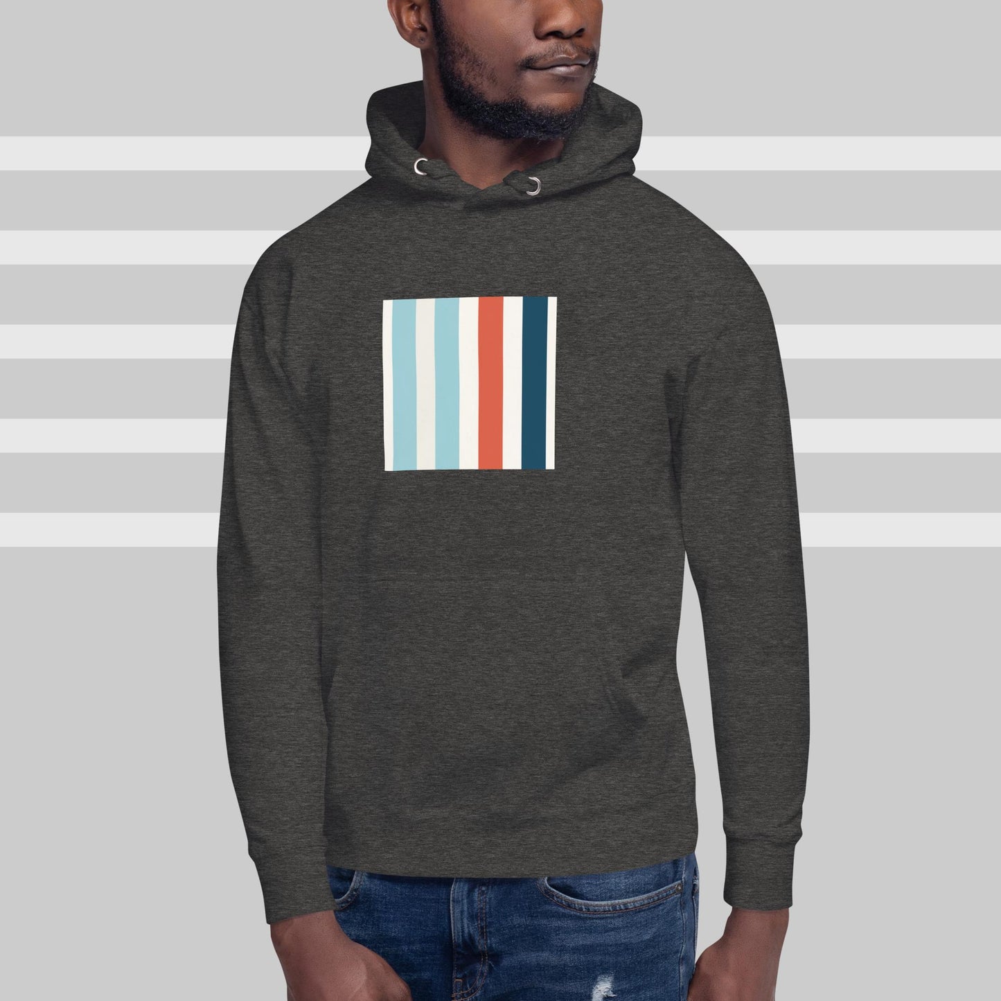 Blue Stripes Hoodie