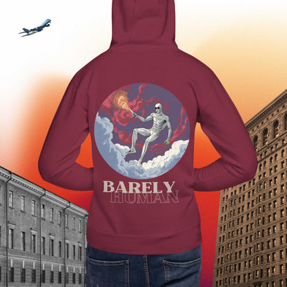 Barely Human Flame Hoodie