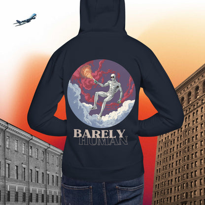 Barely Human Flame Hoodie