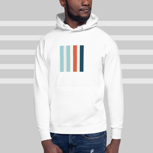 Blue Stripes Hoodie