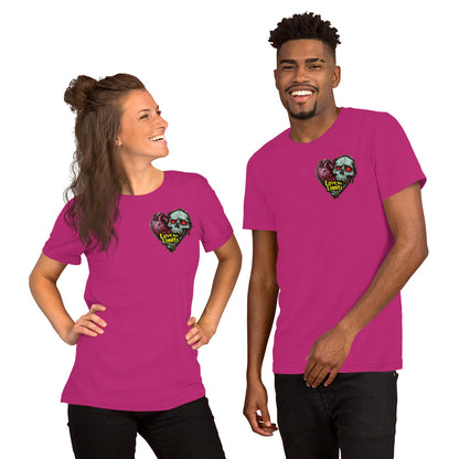 Love Has Limits Skull Heart Unisex t-shirt