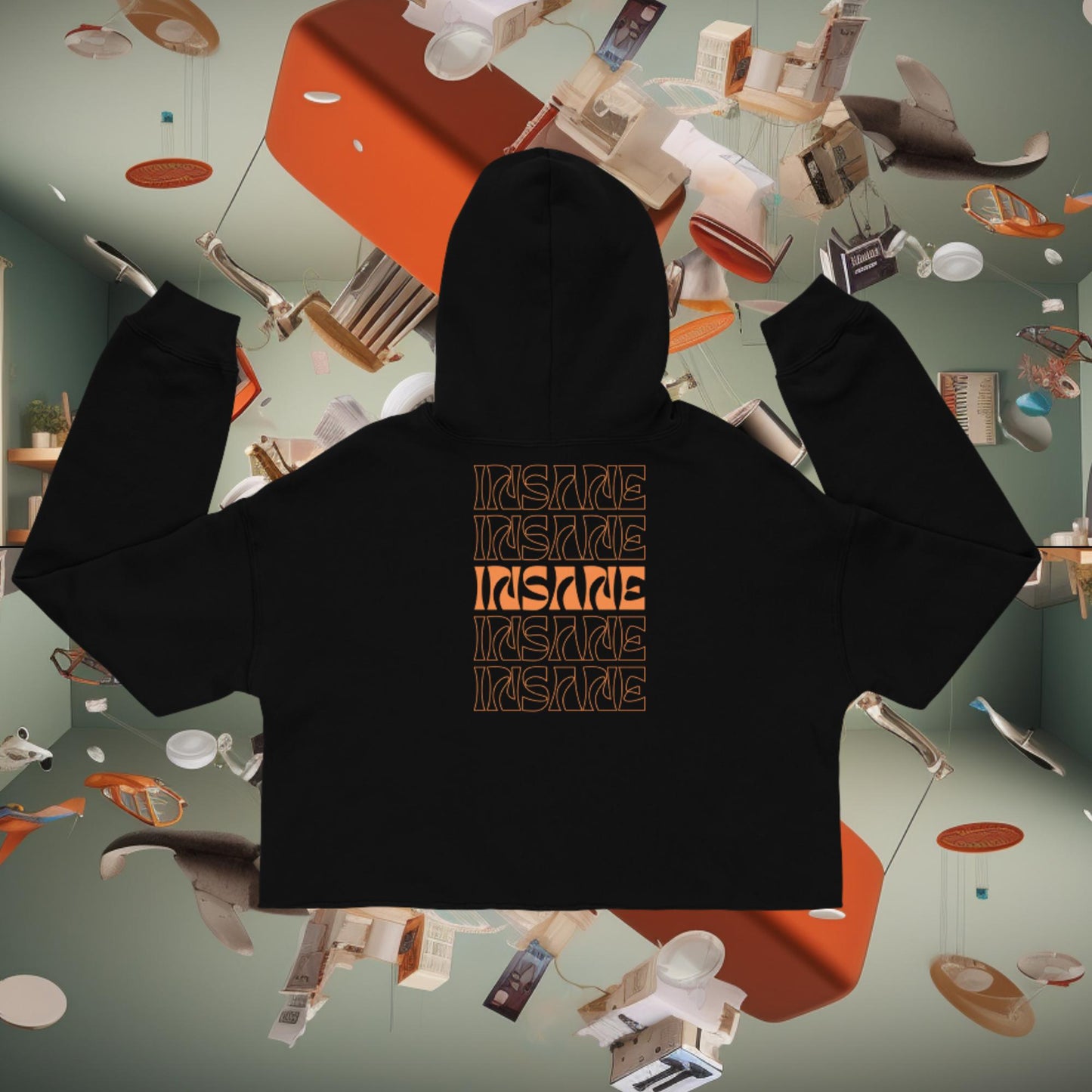 Insane Crop Hoodie