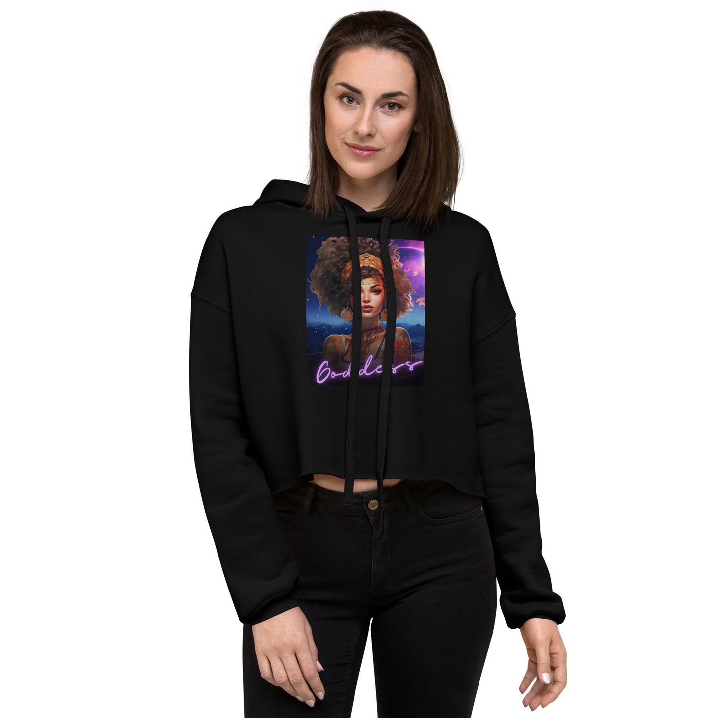 Goddess Crop Hoodie