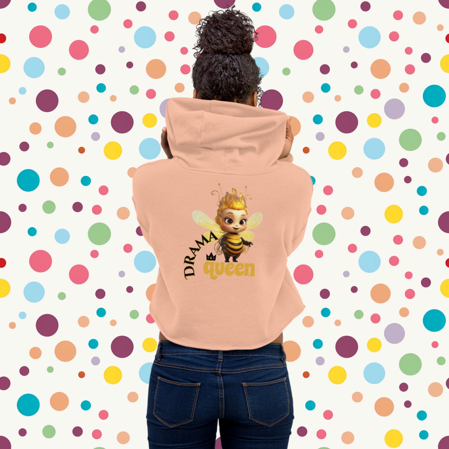 Drama Queen Crop Hoodie