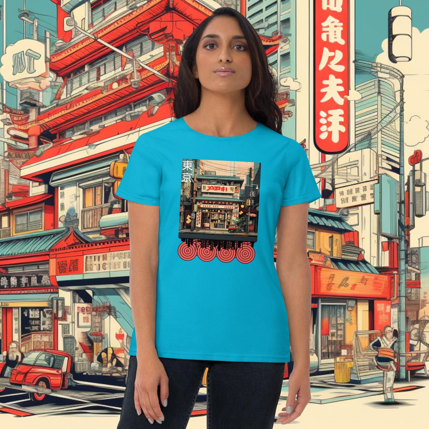 Lost In Tokyo Women's Short Sleeve T-Shirt