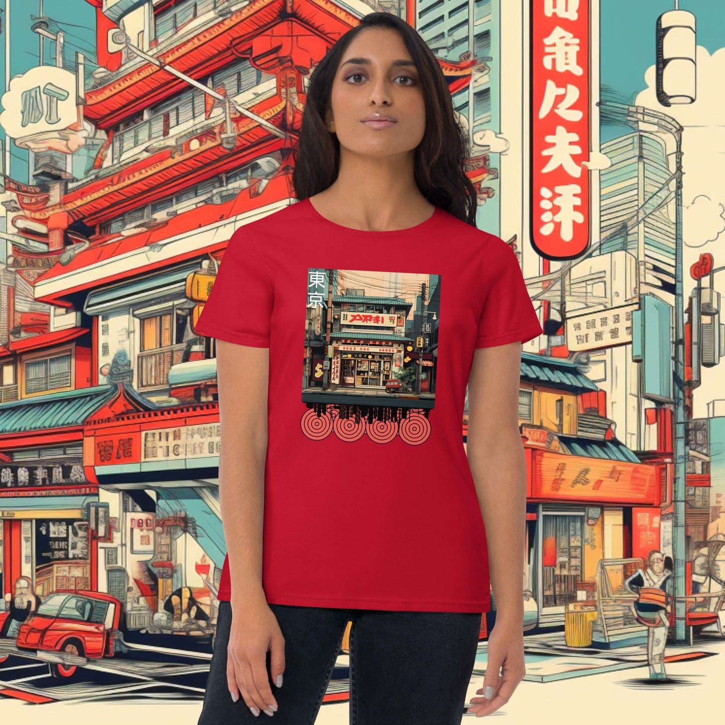 Lost In Tokyo Women's Short Sleeve T-Shirt