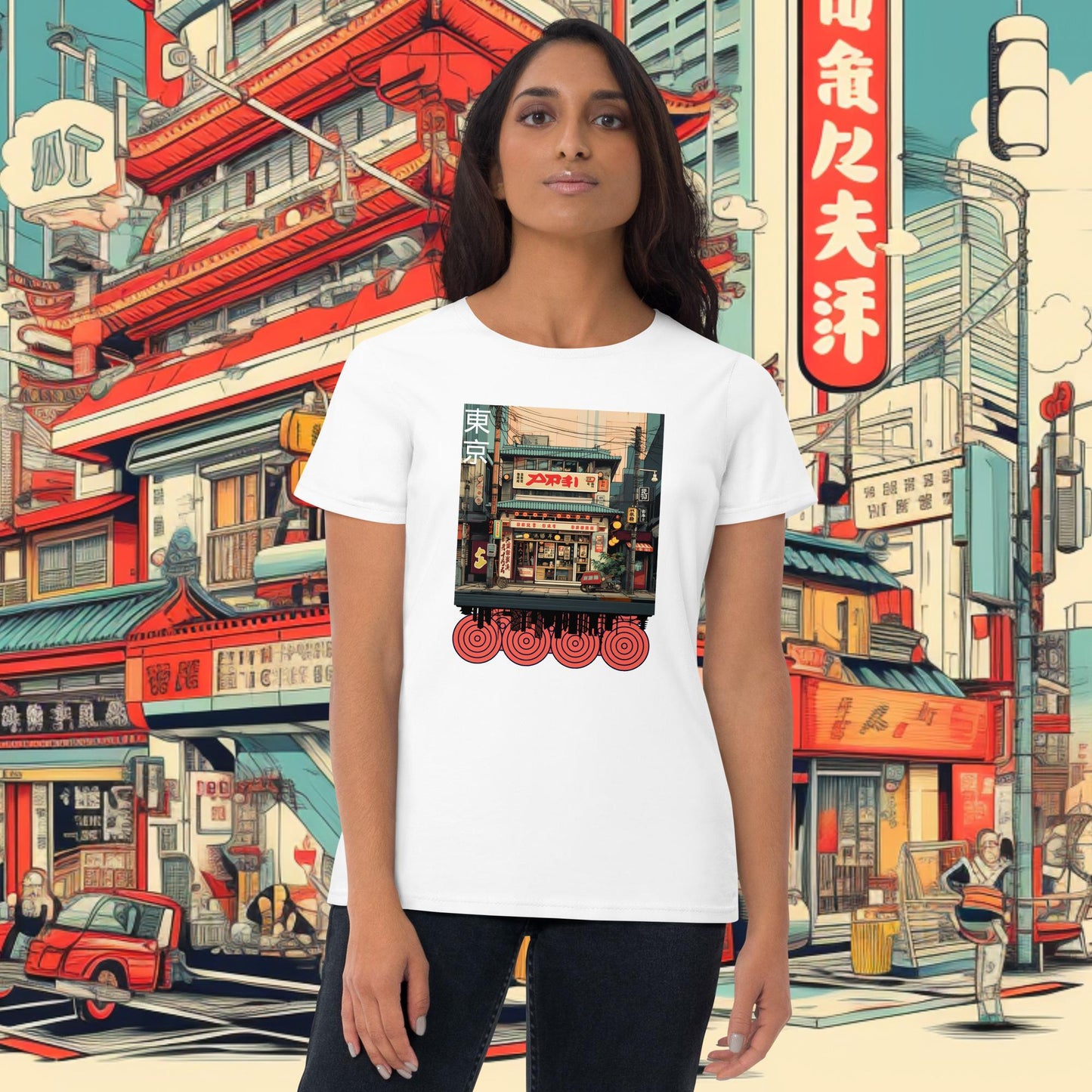 Lost In Tokyo Women's Short Sleeve T-Shirt