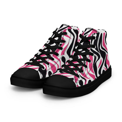 Pink/Black Women’s High Tops