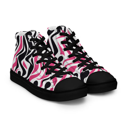 Pink/Black Women’s High Tops