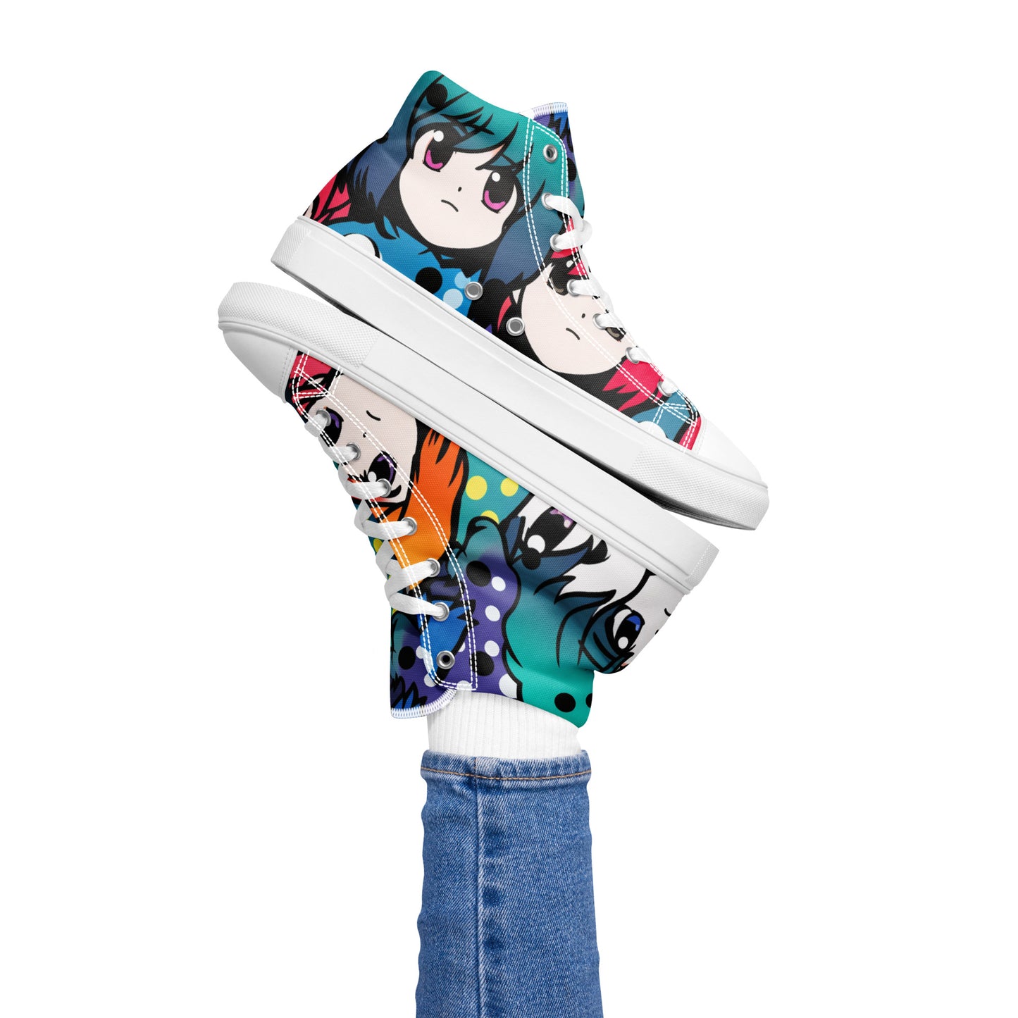 Hair Band Anime Women’s High Tops