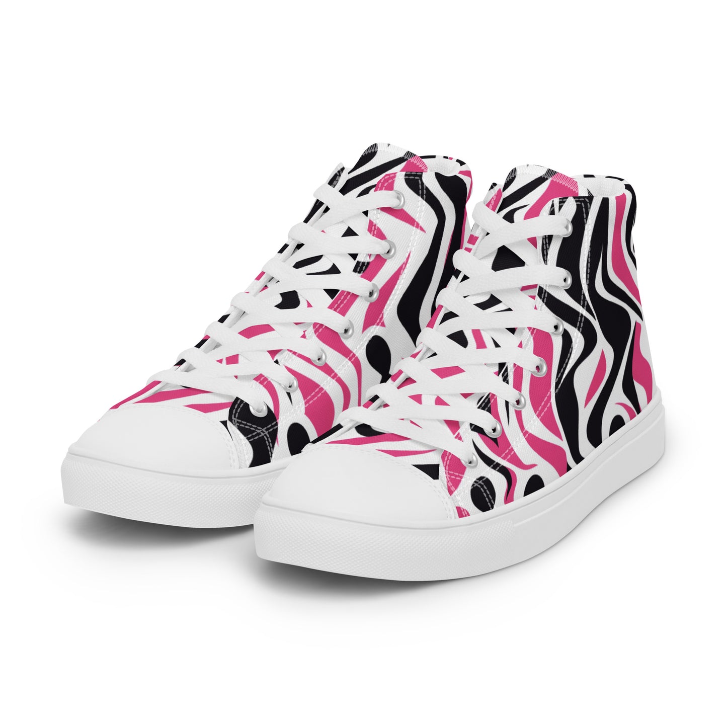 Pink/Black Women’s High Tops