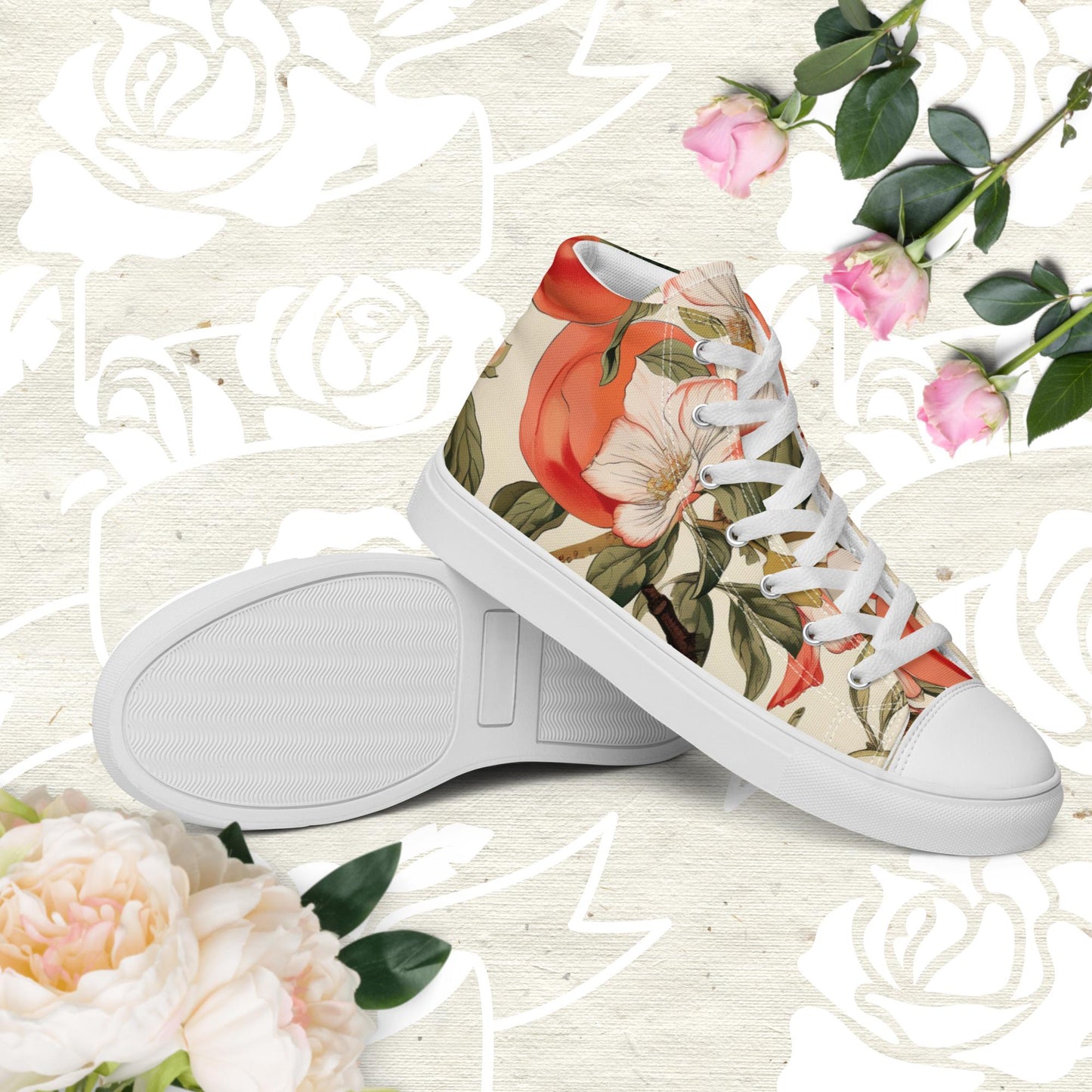 Just Peachy Women’s High Tops