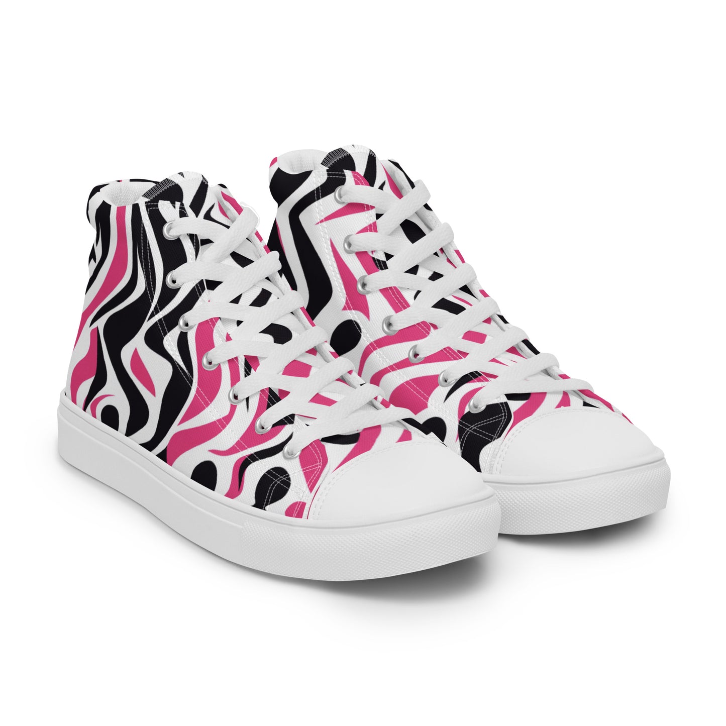 Pink/Black Women’s High Tops