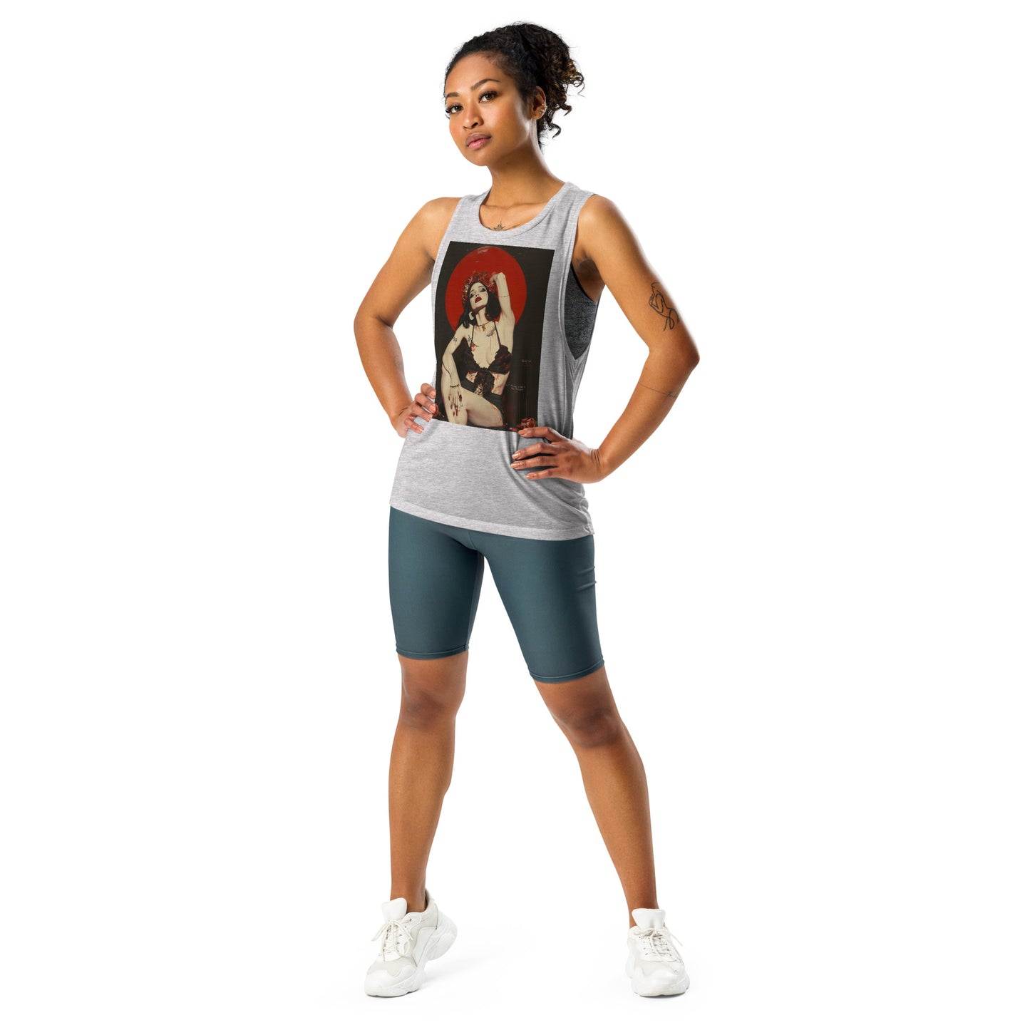 Roses on the Moon Full-body Salome Ladies’ Muscle Tank