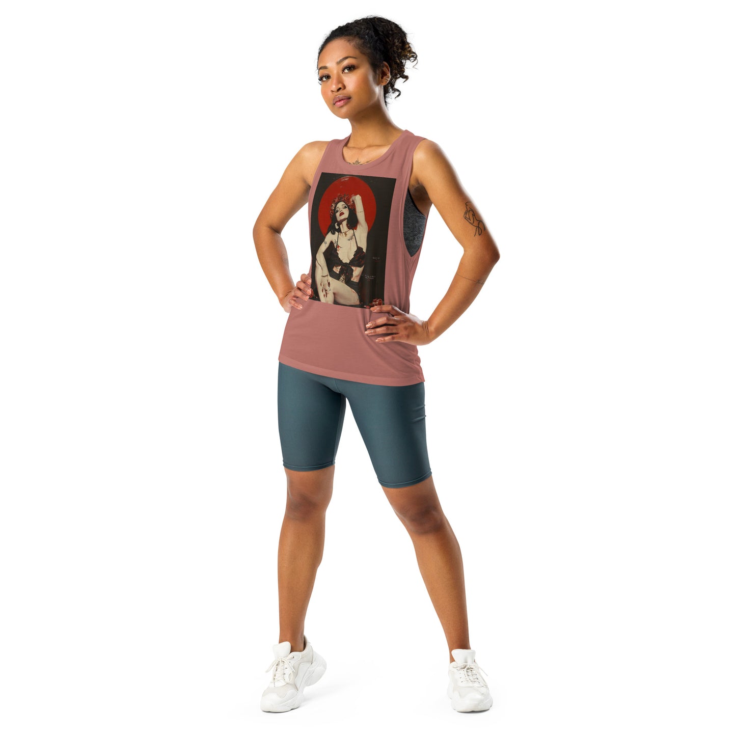 Roses on the Moon Full-body Salome Ladies’ Muscle Tank