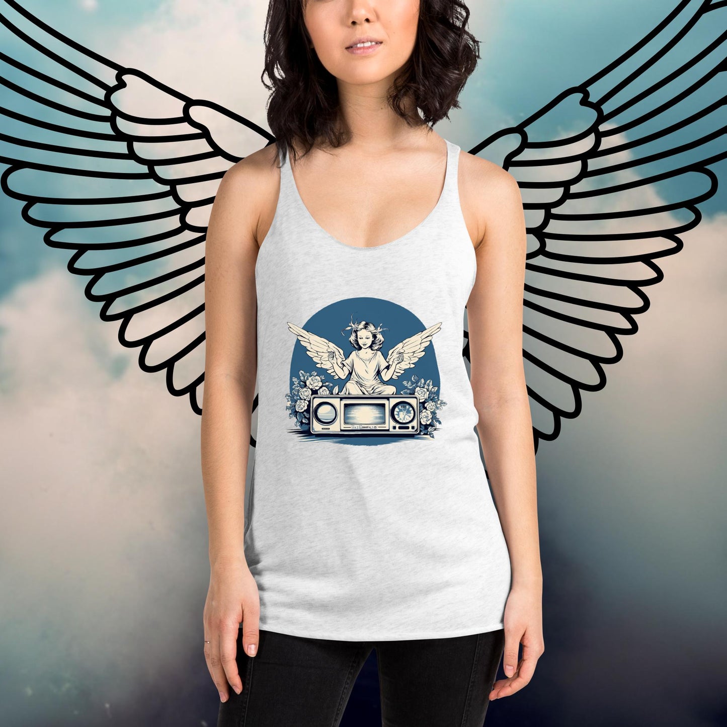 Angel Radio Racerback Tank