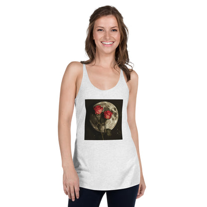 Roses on the Moon Women's Racerback Tank