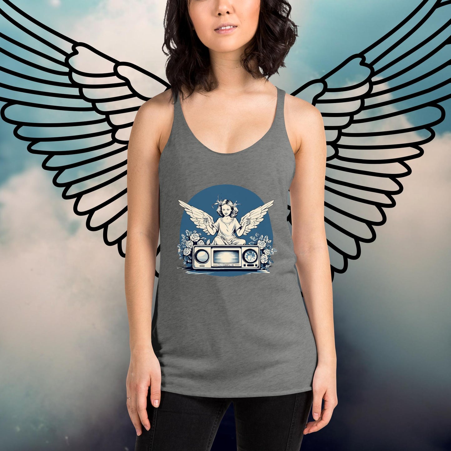 Angel Radio Racerback Tank