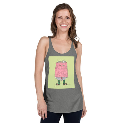 Bag on Head Women's Racerback Tank