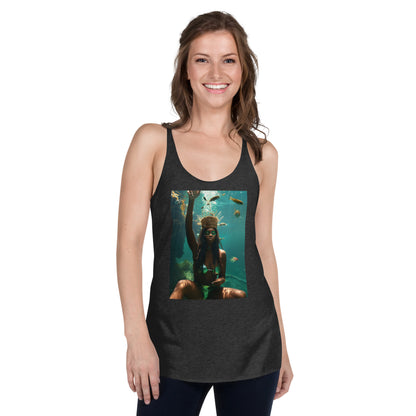 Seductive Caribbean Mermaid Women's Racerback Tank