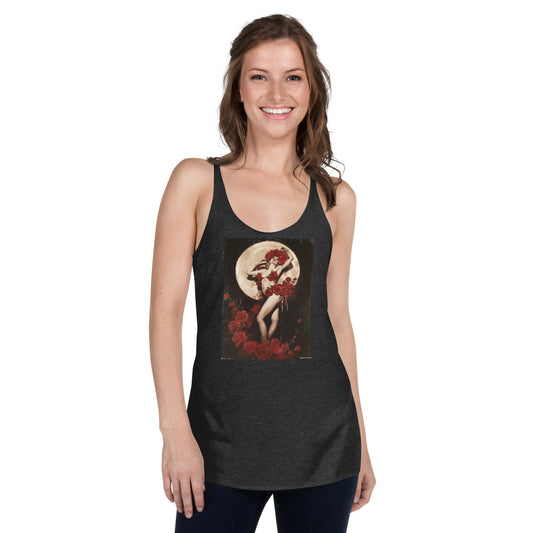 Roses on the Moon Full-body Salome Women's Racerback Tank