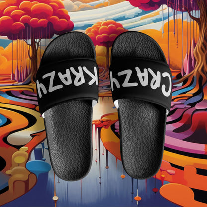 Crazy Beautiful Women's Black Slides