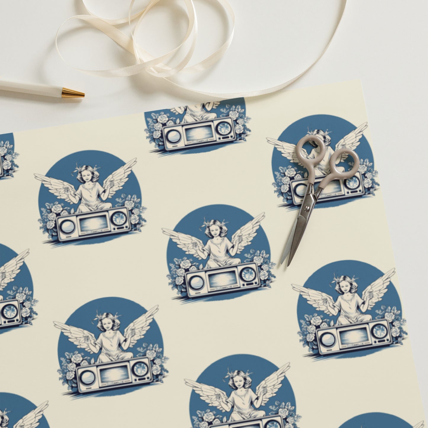 Angel Radio Wrapping Paper Sheets