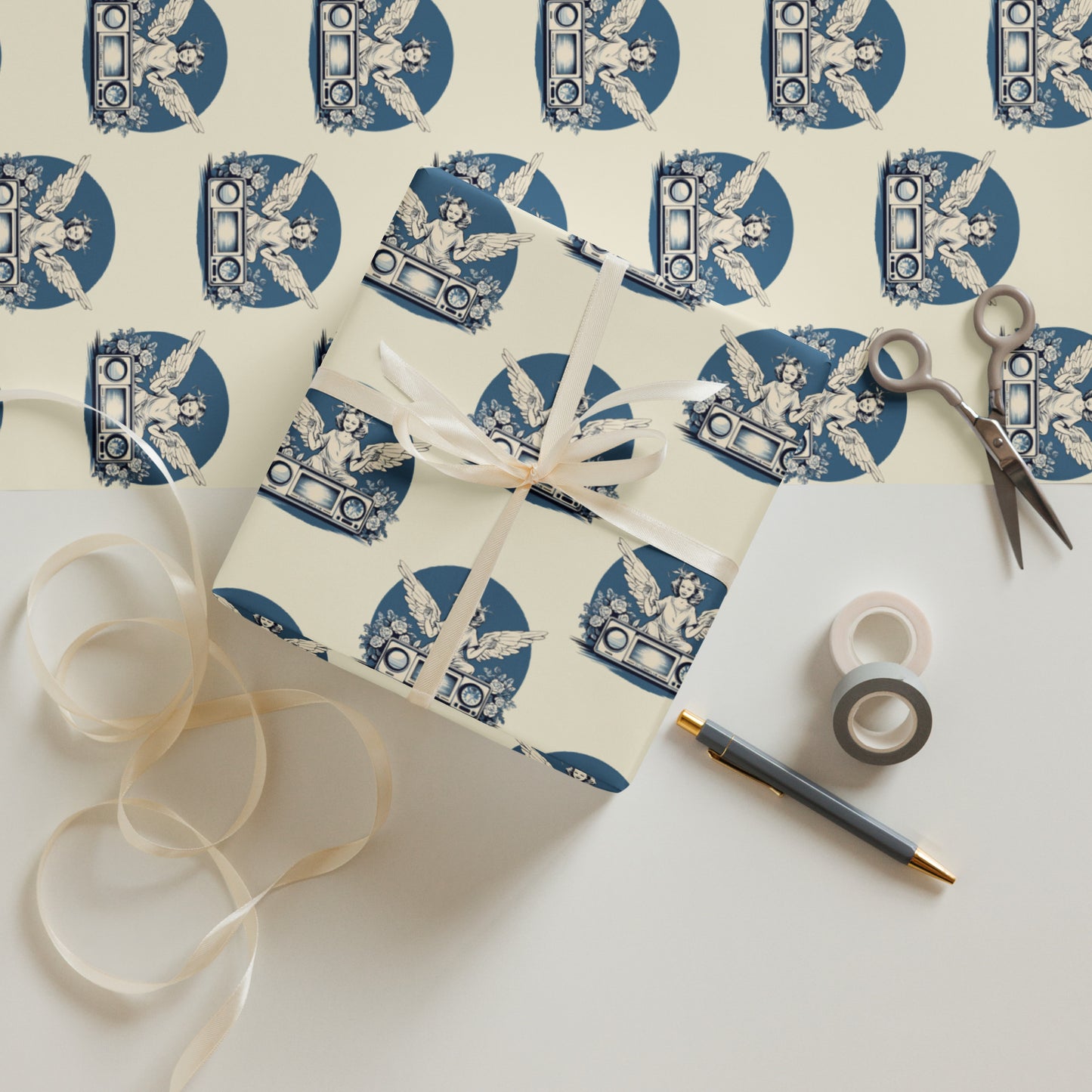 Angel Radio Wrapping Paper Sheets